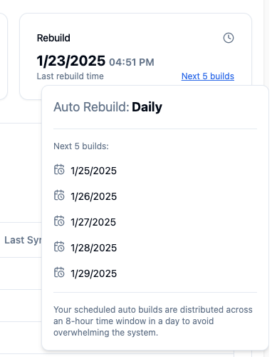 Rebuild Data Source