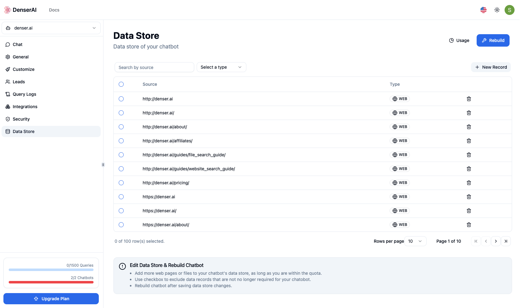 Data Store